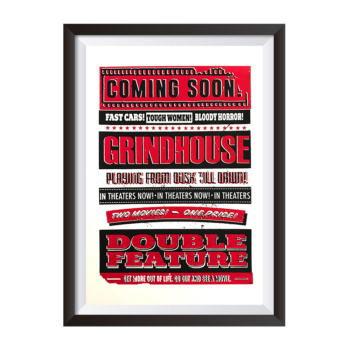 Grindhouse Series #1 Siebdruck Poster